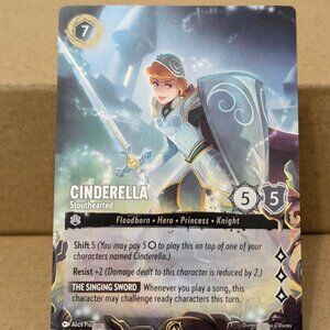 Disney Lorcana Cinderella - Stouthearted 3/C1 LP Promo Card